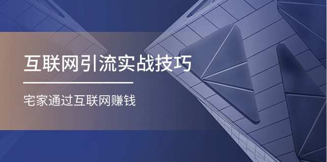 图片[1]-互联网引流实操技巧(适合微商，吸引宝妈)，宅家通过互联网赚钱（17节）-个人经验技术分享