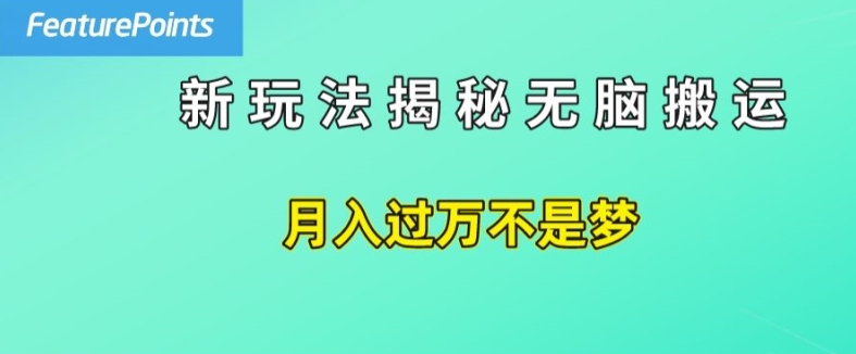 图片[1]-简单操作，每天50美元收入，搬运就是赚钱的秘诀【揭秘】-个人经验技术分享