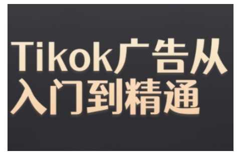 图片[1]-Tiktok Ads实操教程，Tiktok广告从入门到精通-个人经验技术分享